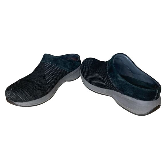 Dansko Women’s Size 39 (8.5-9) Sondra Mules Clogs Suede Black Trim Slip On - Picture 2 of 9